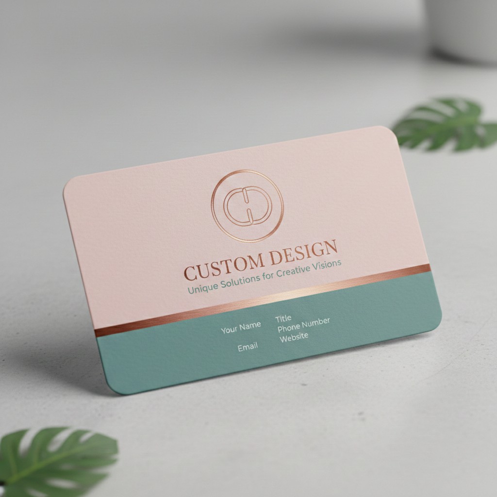 Custom design visitkort
