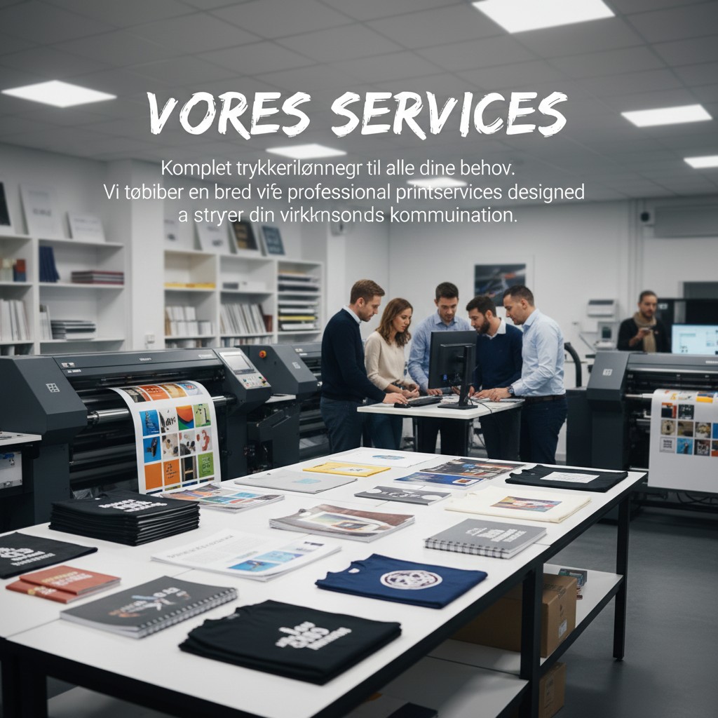 Trykkeri services